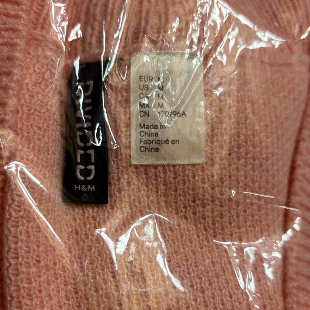 H&M Pink and Orange Women's Cardigan Sweater - Picture 7 of 9